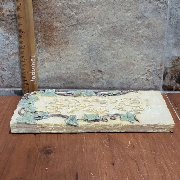 Plaster Wall Plaque Christian Inspirational Quote But As For Me and My House - Picture 6 of 11